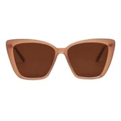 I-SEA Aloha Fox Sunglasses - Dusty Rose/Brown