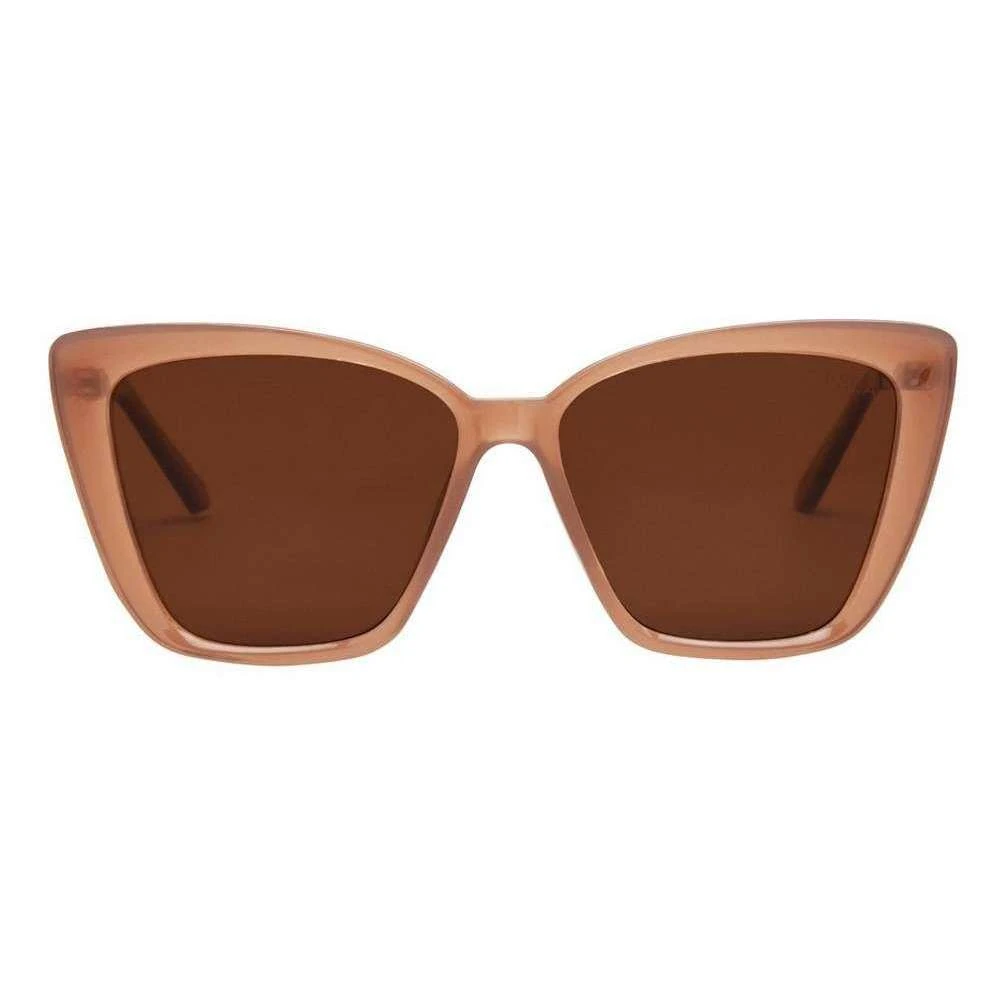 I-SEA Aloha Fox Sunglasses - Dusty Rose/Brown