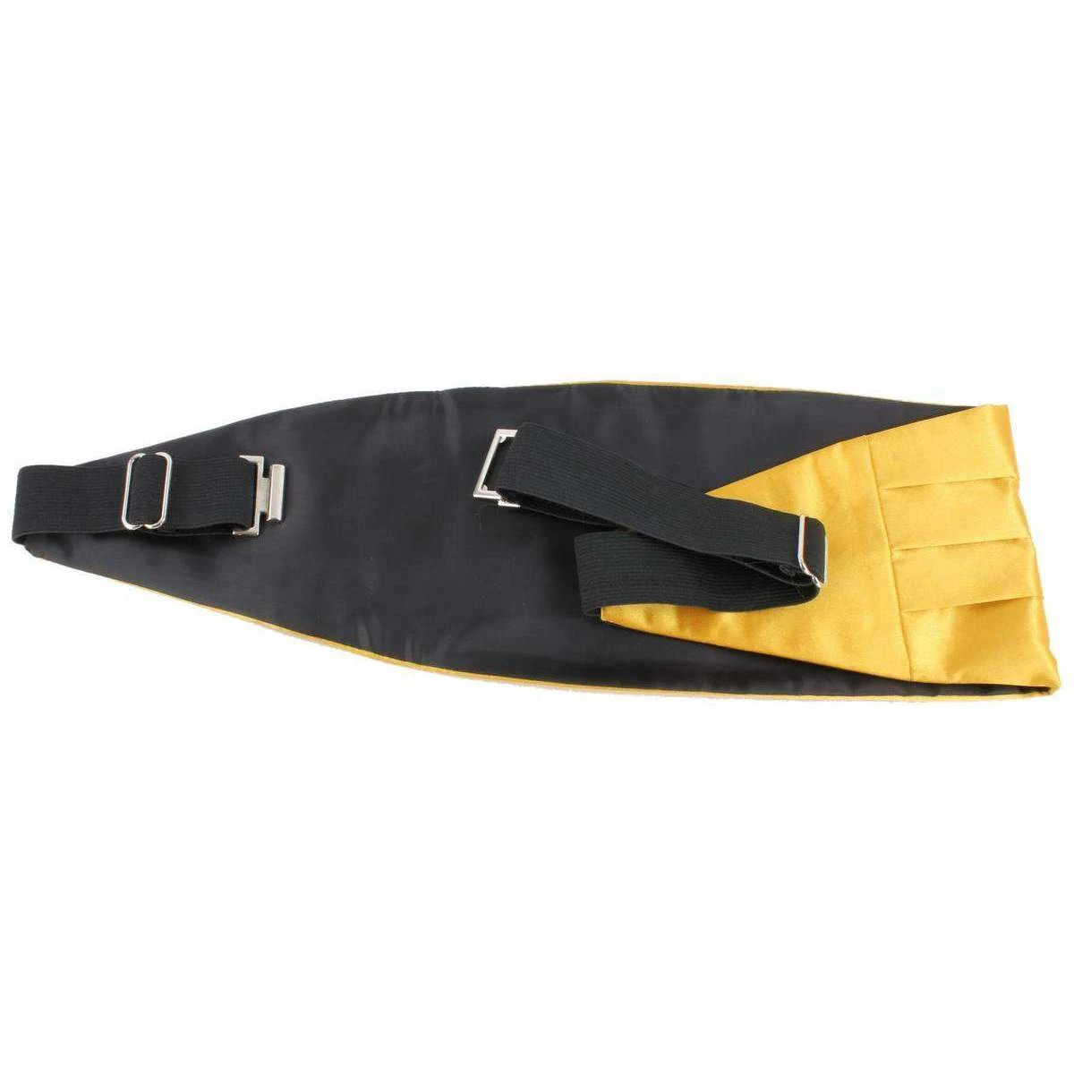 Knightsbridge Neckwear Bow Tie And Cummerbund Set - Yellow - Image 5