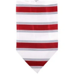 Knightsbridge Neckwear Striped Silk Cravat - Red/Cream