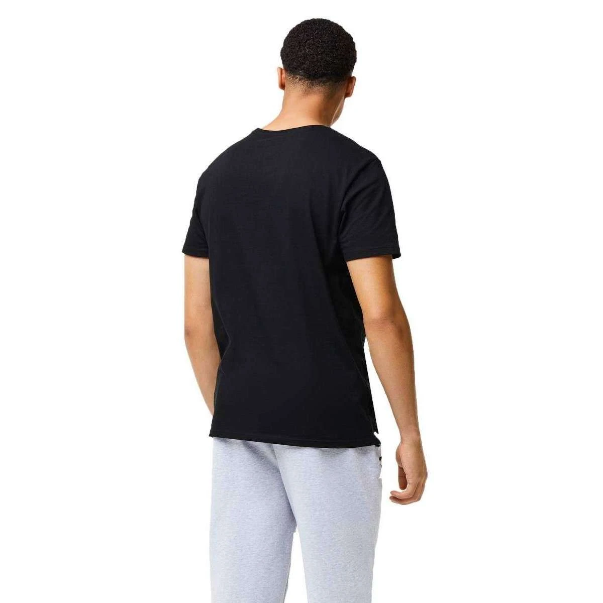 Lacoste Classic Crew Neck 3 Pack T-Shirts - Black - Image 3