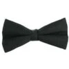 Michelsons Of London Satin Silk Bow Tie - Black