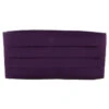 Michelsons Of London Satin Silk Cummerbund - Purple