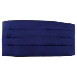 Michelsons Of London Satin Silk Cummerbund - Royal Blue