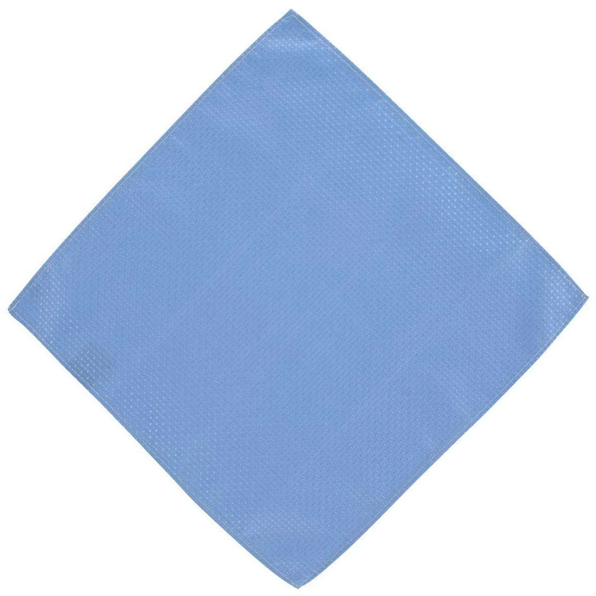 Michelsons Of London Semi Plain Bow Tie And Pocket Square Set - Ice Blue - Image 3