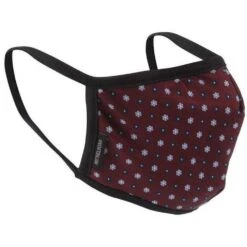 Michelsons Of London Small Flower Face Covering - Wine