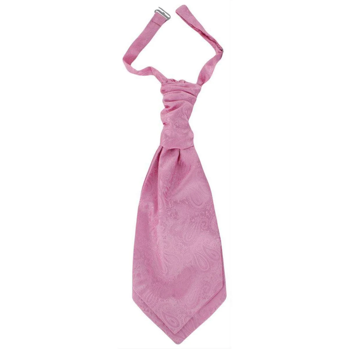 Michelsons Of London Tonal Paisley Cravat And Pocket Square Set - Pink - Image 2