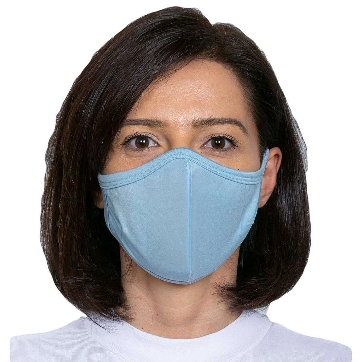 Obviously Ear Loop Face Mask - Light Blue - Image 2