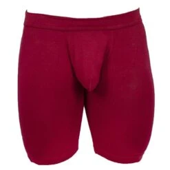 Obviously EliteMan Boxer Brief 9inch Leg - Maroon Red