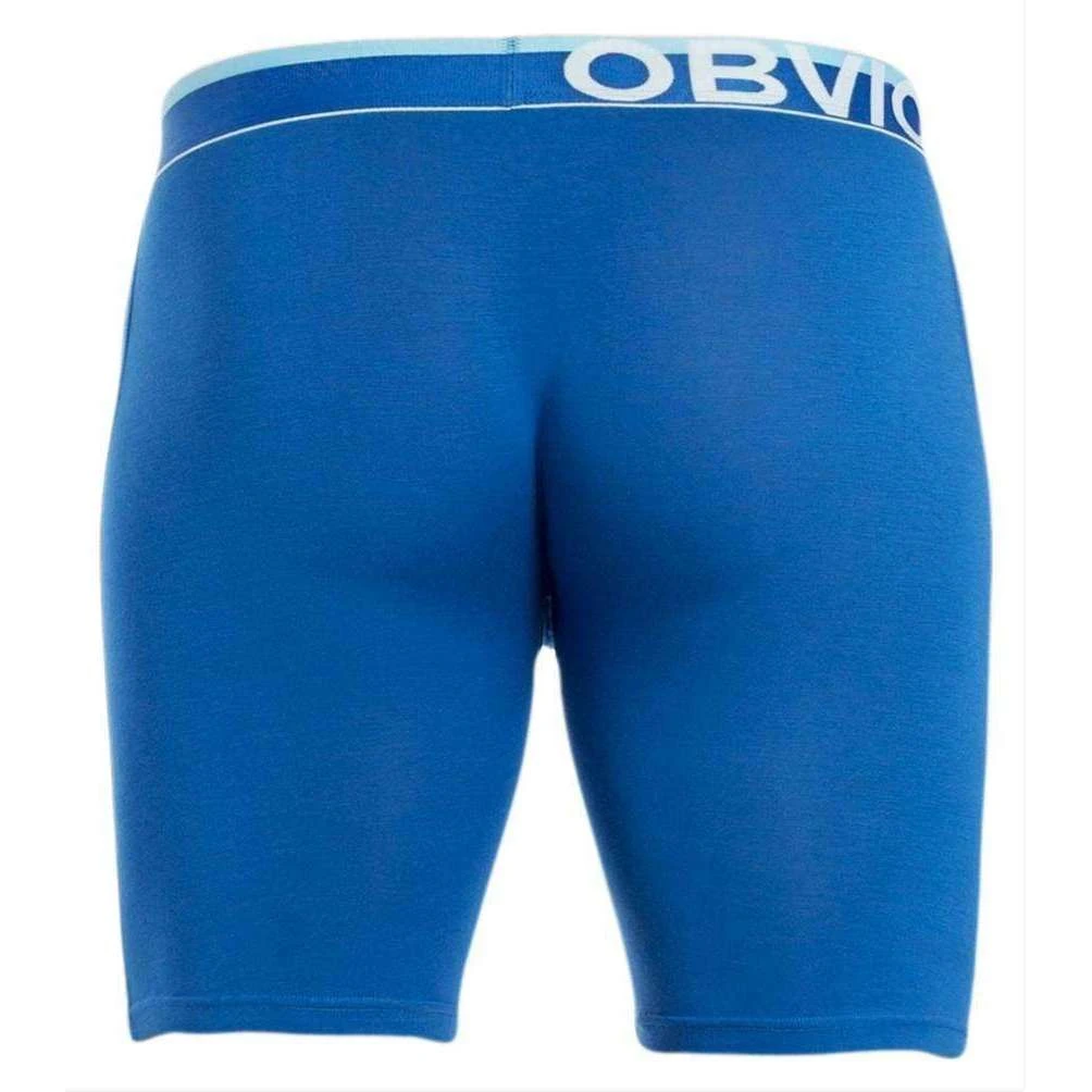 Obviously EveryMan AnatoMAX Boxer Brief 9inch Leg - Blue - Image 2