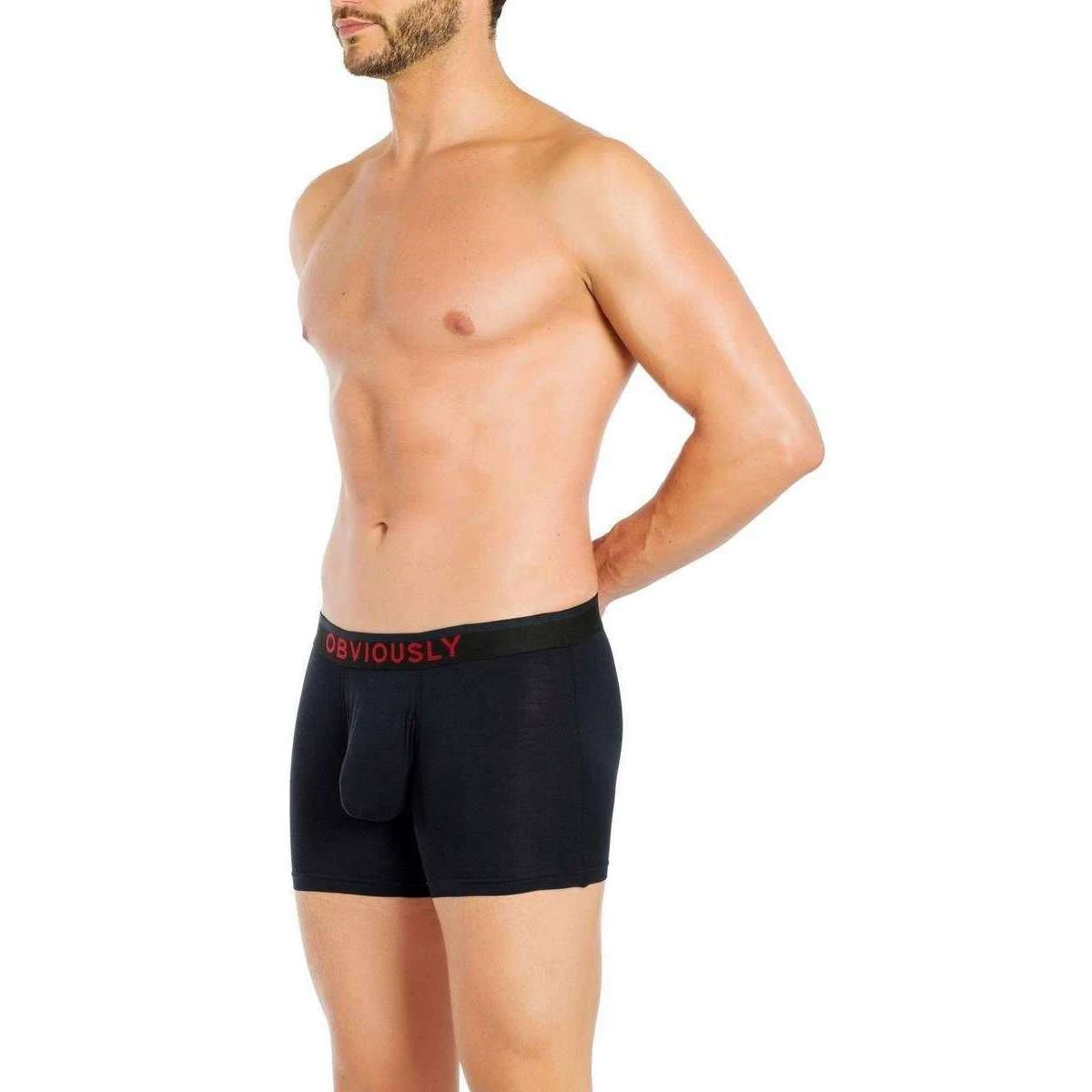 Obviously FreeMan AnatoFREE Boxer Brief 3inch Leg - Black - Image 5