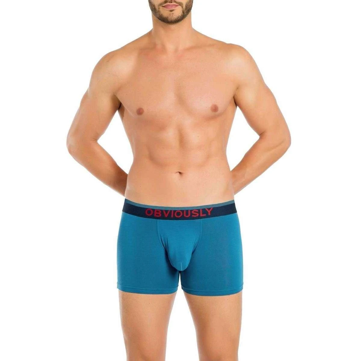 Obviously FreeMan AnatoFREE Boxer Brief 3inch Leg - Pacific Blue - Image 4
