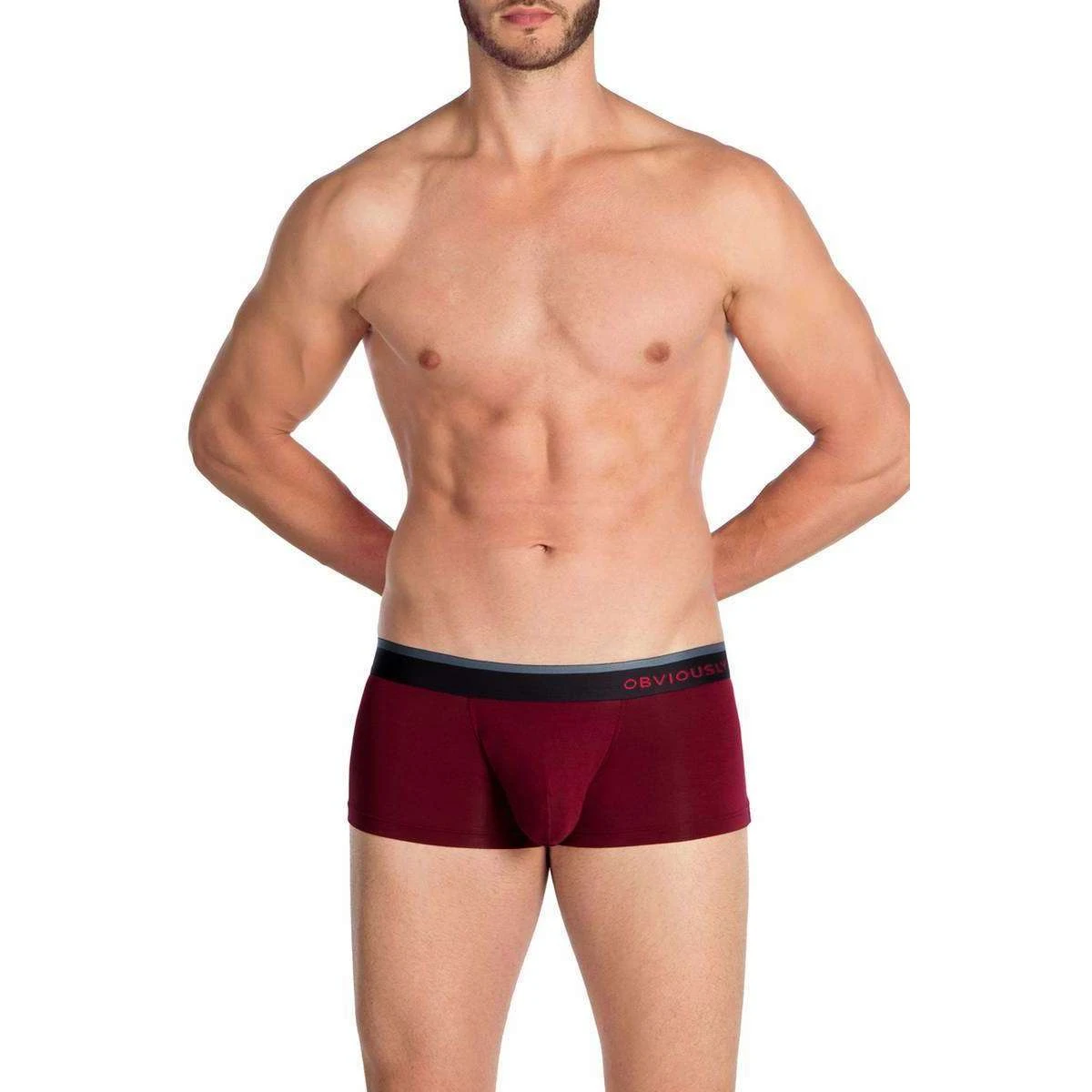Obviously PrimeMan AnatoMAX Trunk - Maroon Red - Image 4