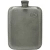 Orton West Vintage Pewter Hip Flask - Vintage Green