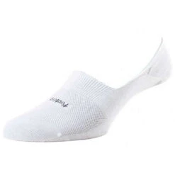 Pantherella Footlet Egyptian Cotton Foot Liner Socks - White