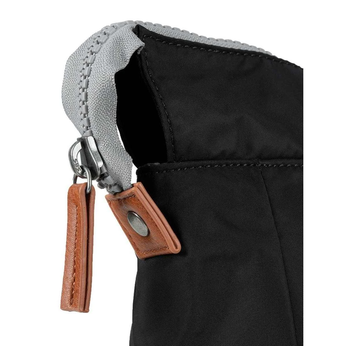 Roka Bantry B Large Sustainable Nylon Backpack - Black - Image 7