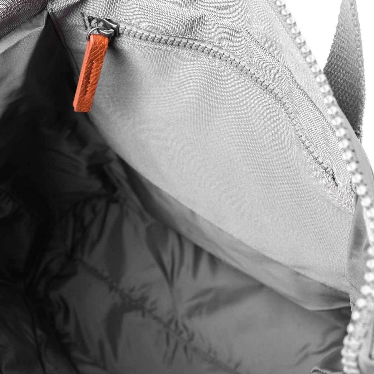 Roka Bantry B Medium Sustainable Canvas Backpack - Stormy Grey - Image 3