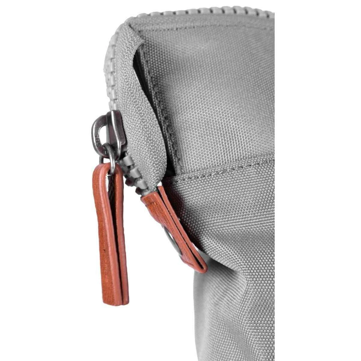 Roka Bantry B Medium Sustainable Canvas Backpack - Stormy Grey - Image 7