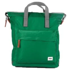 Roka Bantry B Medium Sustainable Nylon Backpack - Emerald Green