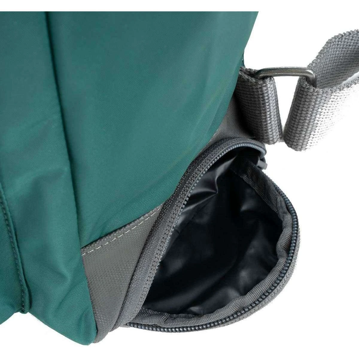 Roka Bayswater B Medium Sustainable Nylon Backpack - Teal Blue - Image 6