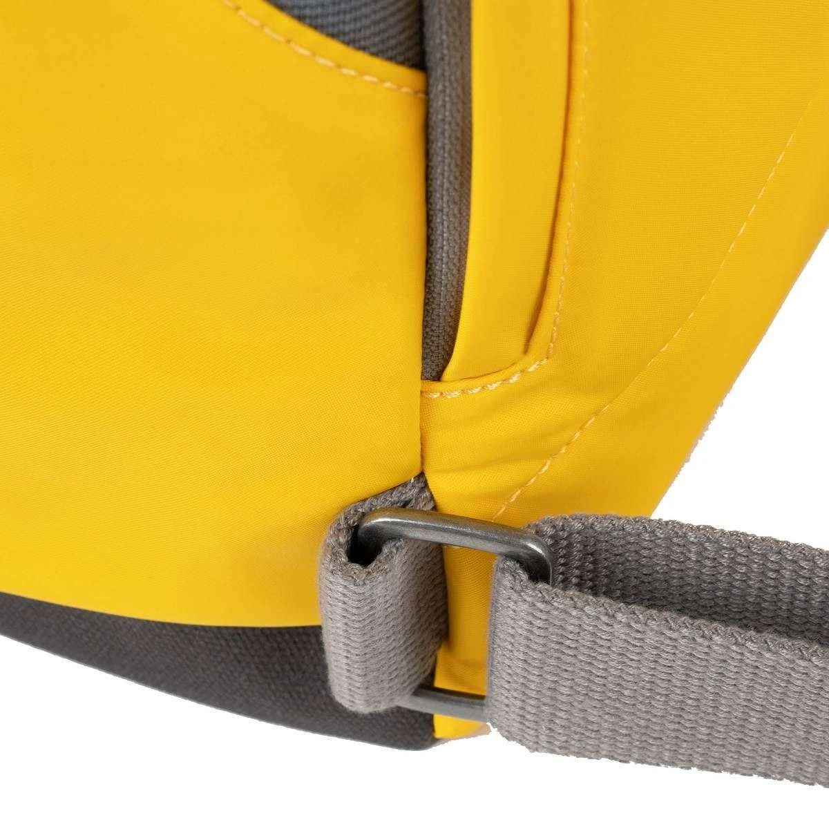 Roka Canfield B Medium Sustainable Nylon Backpack - Aspen Yellow - Image 6