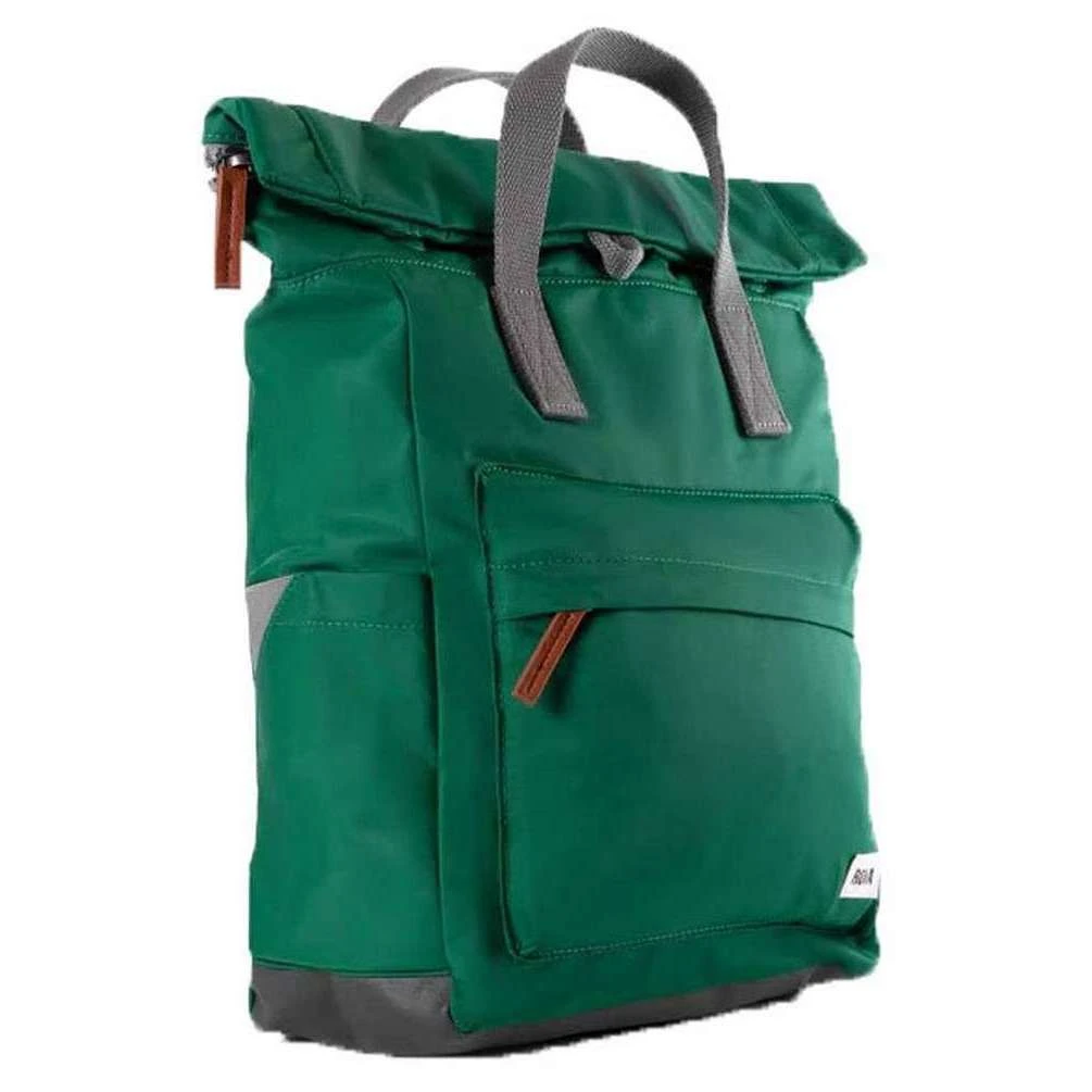 Roka Canfield B Medium Sustainable Nylon Backpack - Emerald Green - Image 3
