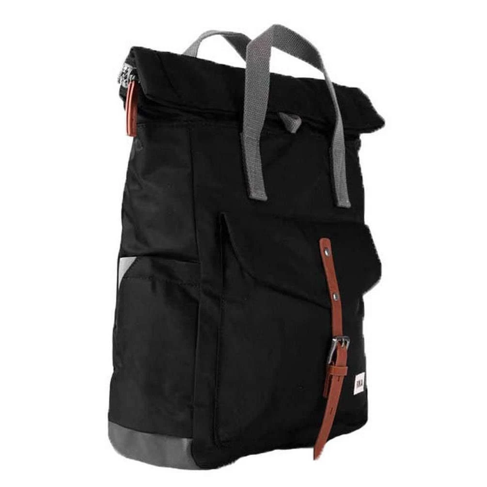 Roka Canfield C Small Sustainable Nylon Backpack - Black - Image 3