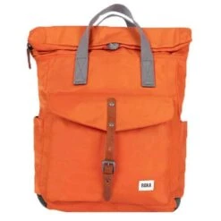 Roka Canfield C Small Sustainable Nylon Backpack - Burnt Orange