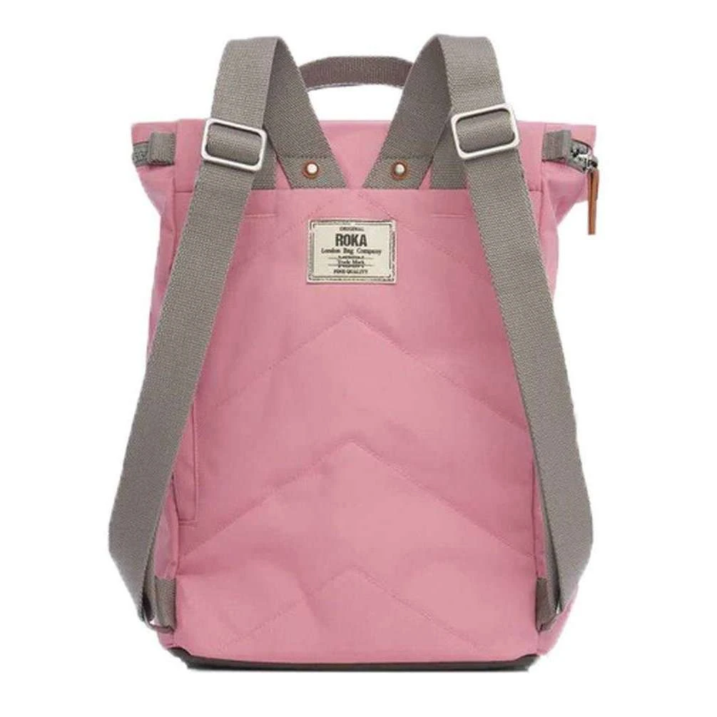 Roka Finchley A Medium Sustainable Canvas Backpack - Antique Pink - Image 2