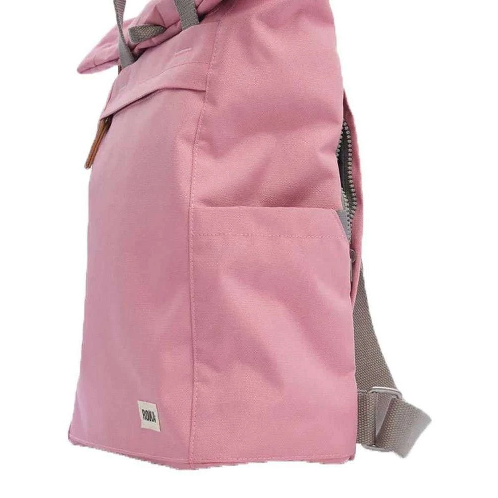 Roka Finchley A Medium Sustainable Canvas Backpack - Antique Pink - Image 4