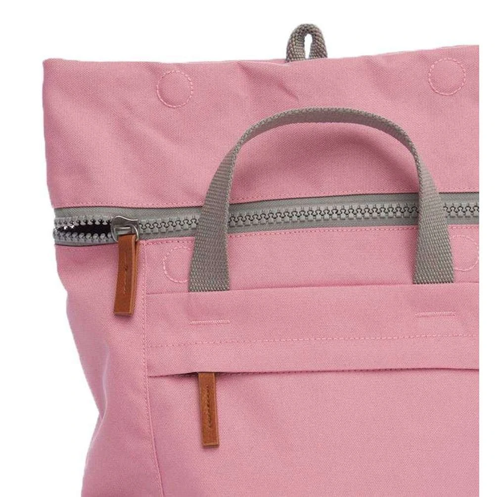 Roka Finchley A Medium Sustainable Canvas Backpack - Antique Pink - Image 6