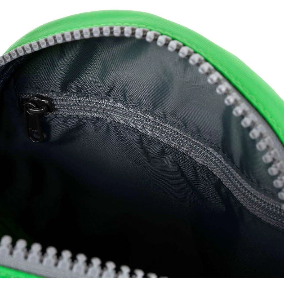 Roka Paddington B Small Sustainable Nylon Crossbody Bag - Kelly Green - Image 3