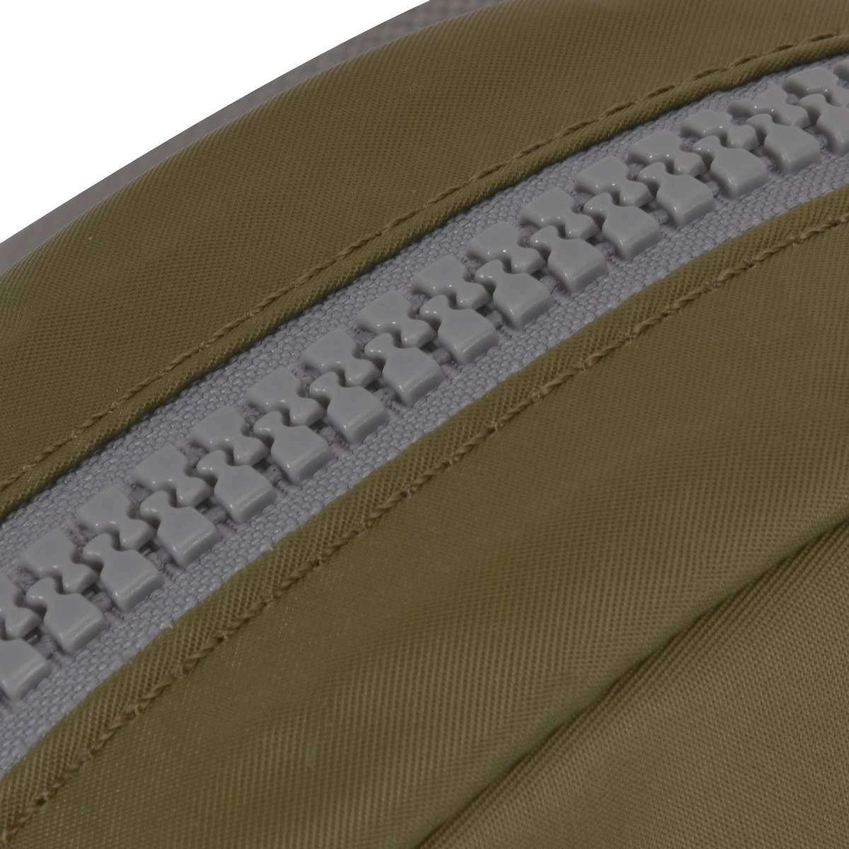 Roka Paddington B Small Sustainable Nylon Crossbody Bag - Military Green - Image 7