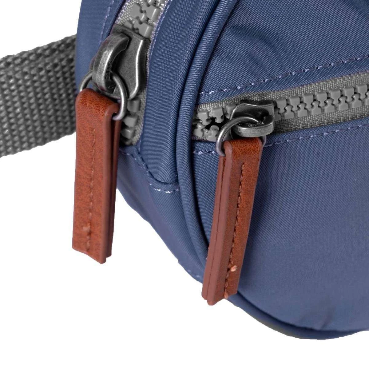 Roka Paddington D Sustainable Nylon Hip Bag - Airforce Blue - Image 6