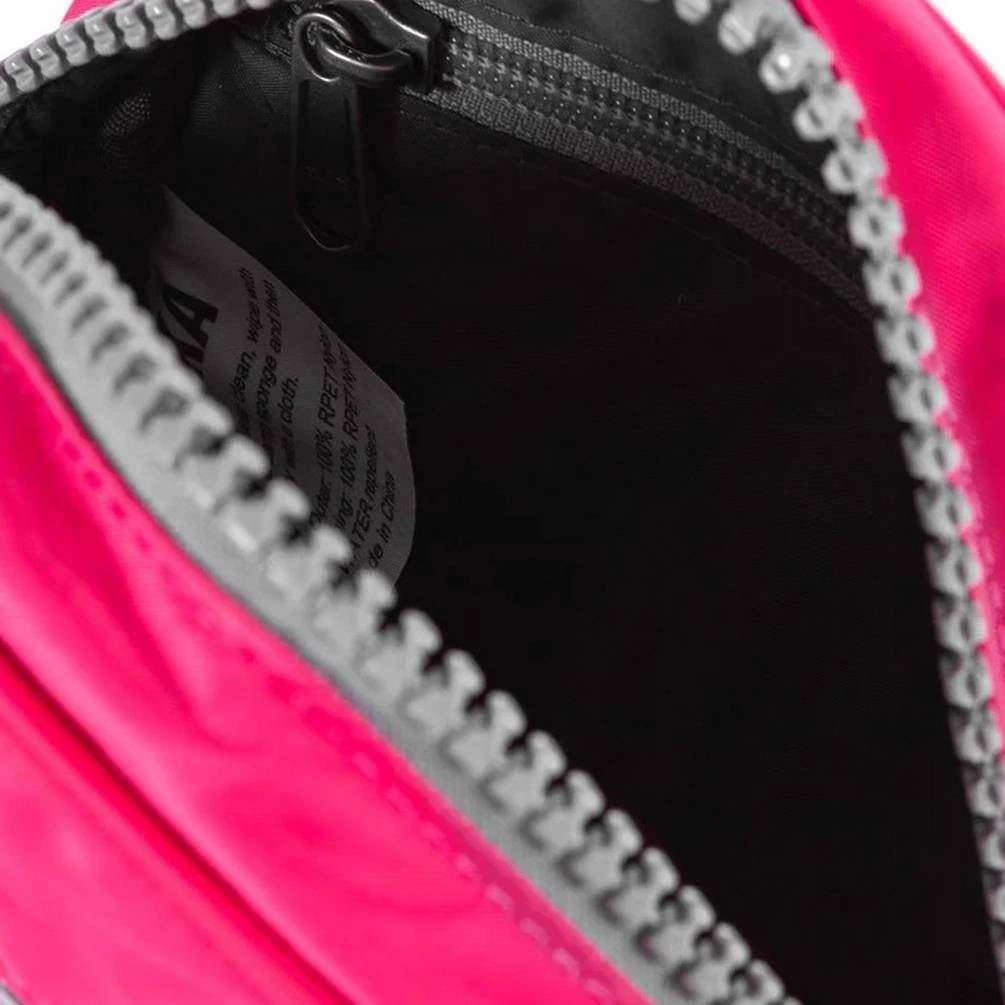 Roka Paddington D Sustainable Nylon Hip Bag - Raspberry Pink - Image 3
