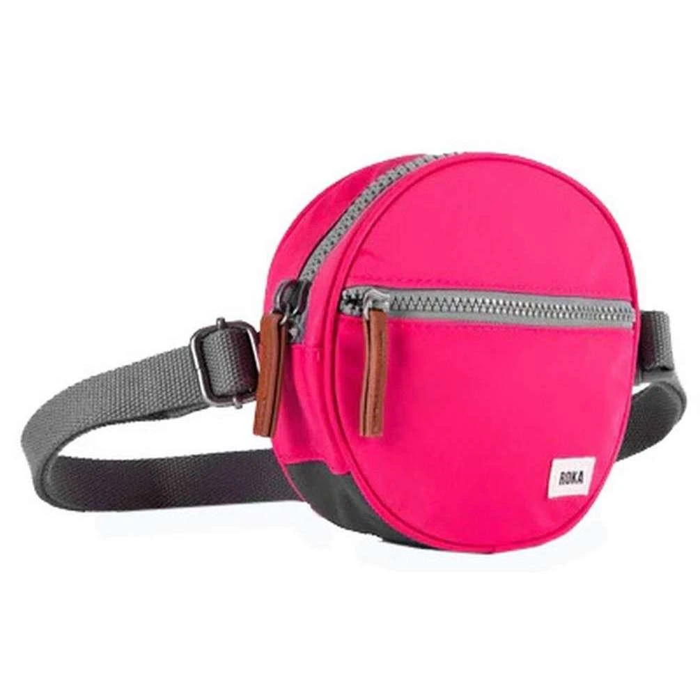 Roka Paddington D Sustainable Nylon Hip Bag - Raspberry Pink - Image 4