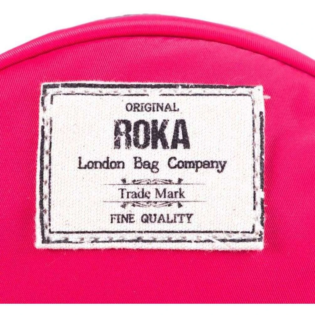 Roka Paddington D Sustainable Nylon Hip Bag - Raspberry Pink - Image 5