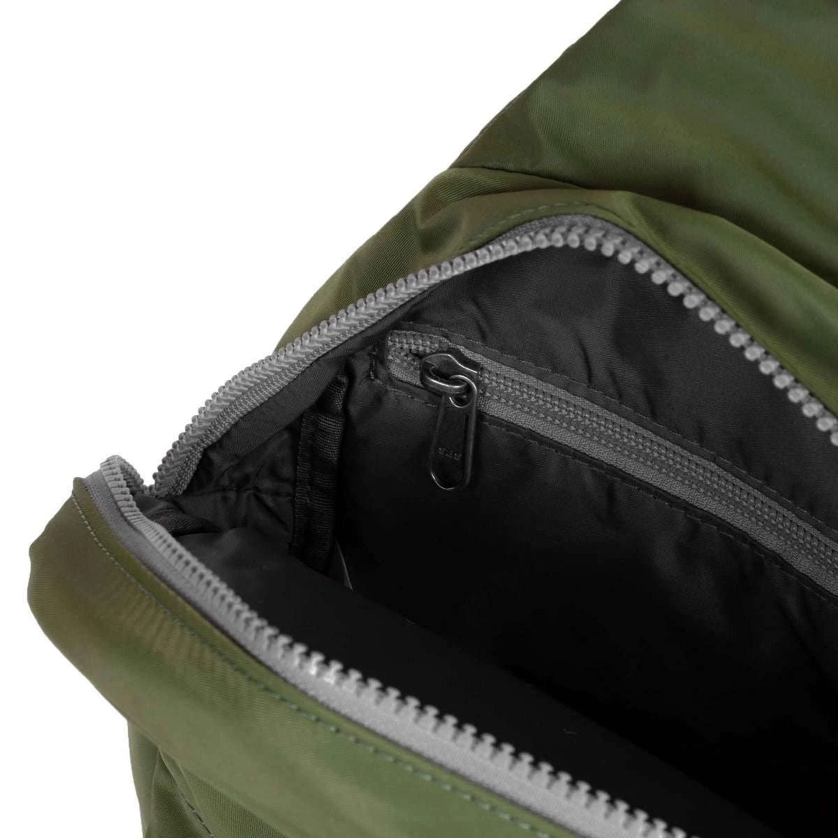 Roka Willesden B Sustainable Nylon Scooter Bag - Avocado Green - Image 5