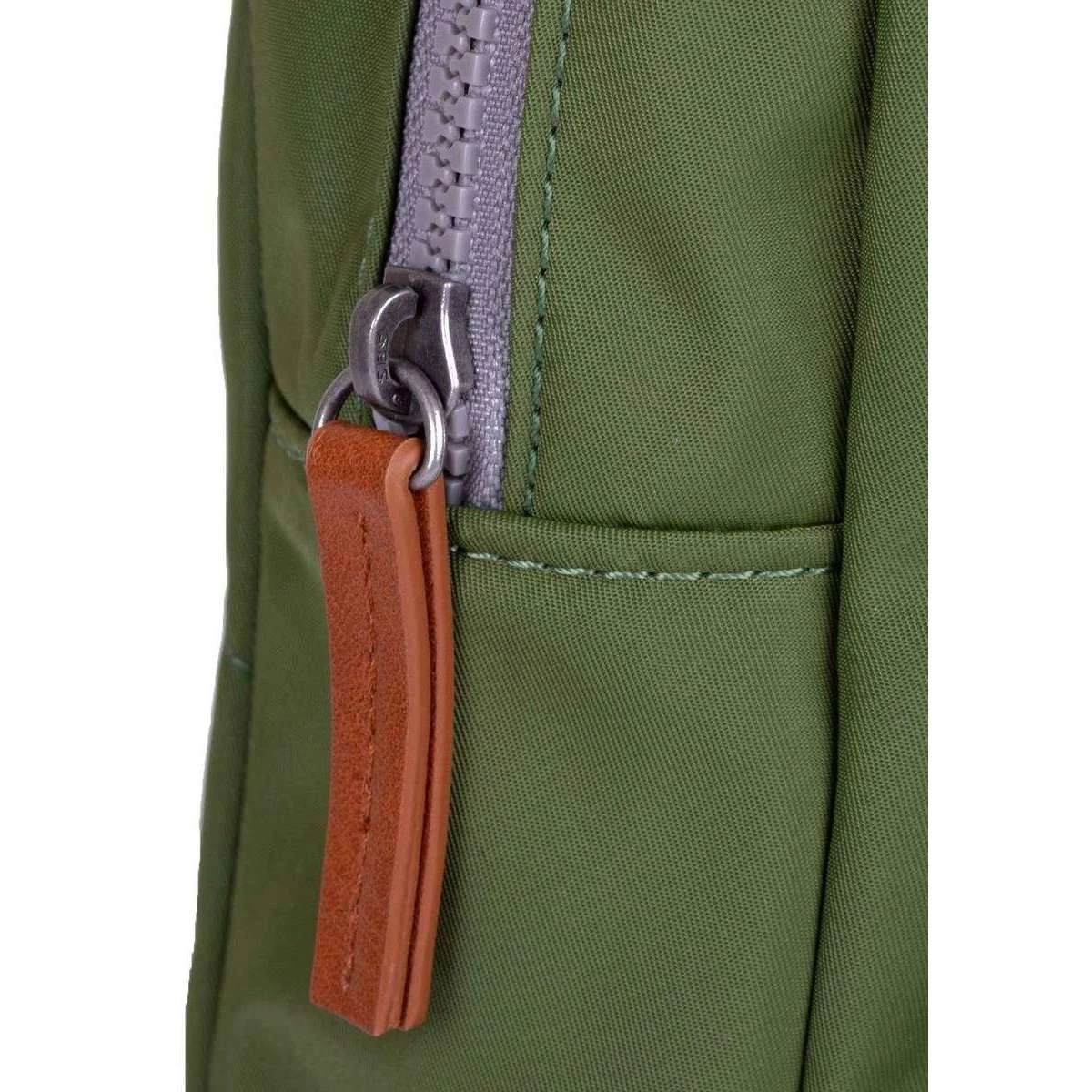 Roka Willesden B Sustainable Nylon Scooter Bag - Avocado Green - Image 7