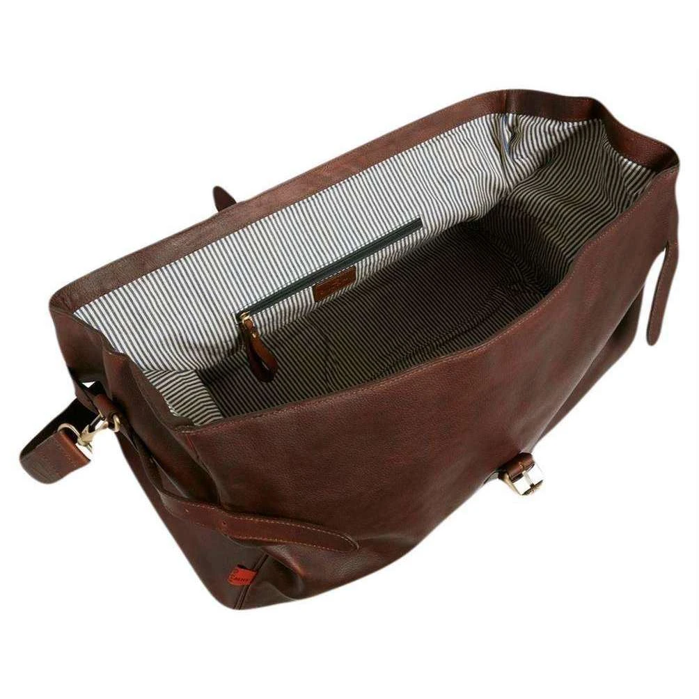 Simon Carter Norfolk Vintage Leather Weekend Bag - Brown - Image 3