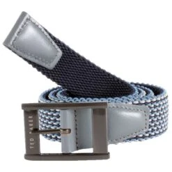 Ted Baker Columm Reversible Elastic Belt - Navy