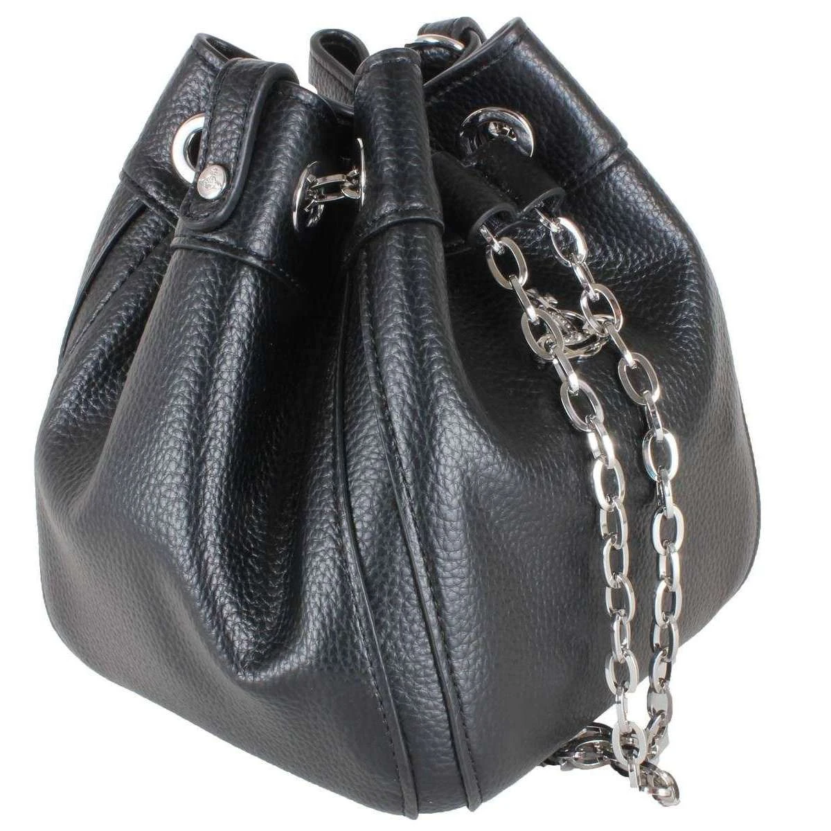 Vivienne Westwood Chrissy Small Bucket Bag - Black - Image 3